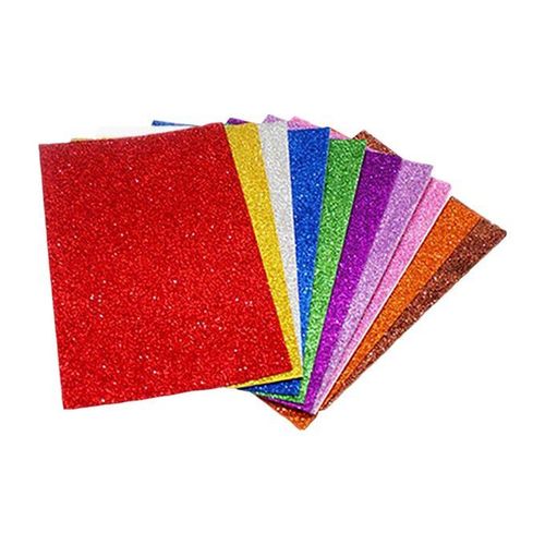 10Pcs Craft Foam Sheets Glitter DIY For Toys Christmas B