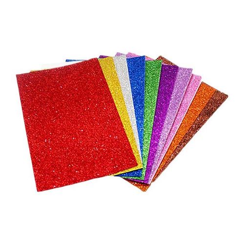 10Pcs Craft Foam Sheets Glitter DIY For Toys Christmas B