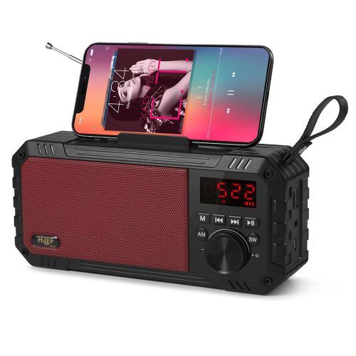 Hf Bluetooth FM/SD/USB Portable Rechargeable Speaker - Color May Vary