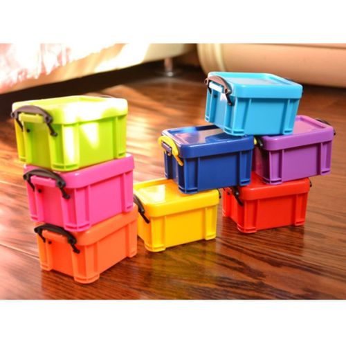 2x Mini Memory Lock Boxes Accessories Tools Organizer