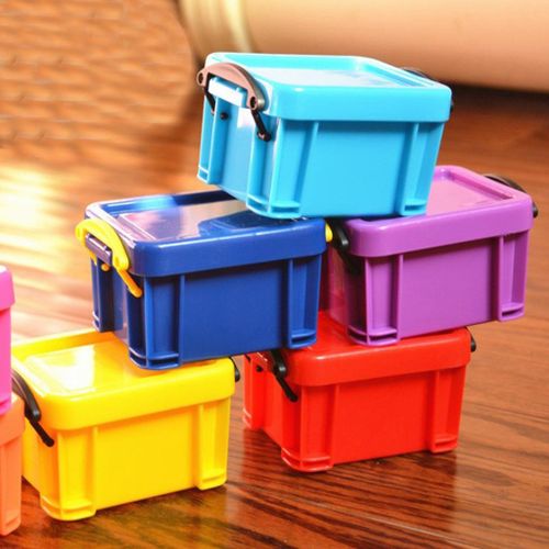 2x Mini Memory Lock Boxes Accessories Tools Organizer