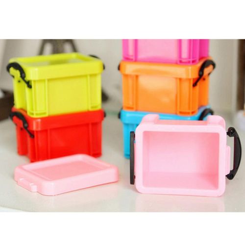 2x Mini Memory Lock Boxes Accessories Tools Organizer