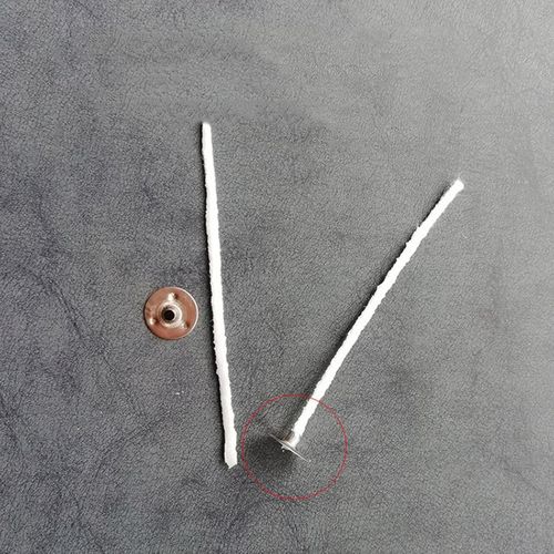 5m Pre Waxed Candle Wicks with 20pcs Sustainers DIY Smokeless Candle