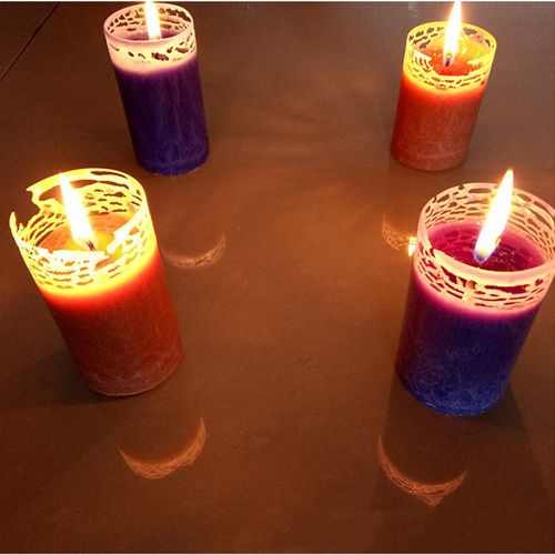 5m Pre Waxed Candle Wicks with 20pcs Sustainers DIY Smokeless Candle