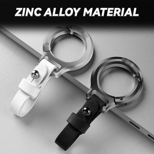 Keychain Waist Belt Buckle Carabiner Car Pendant Key Holder Luxury High-end Gifts Waist Hang Anti Loss Keychain-J_GRAY