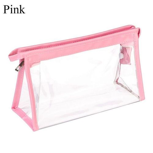 Plastic Large Capacity Pencil Bag Waterproof Transparent Pen Pouch Pencil Case Storage Bag Toiletry Pouch Coetics Makeup Bags