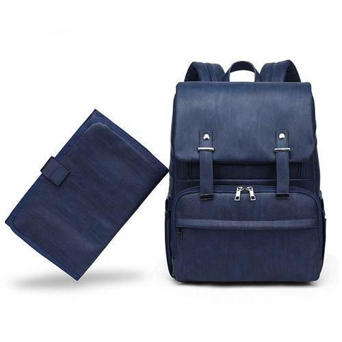 8PU Leather Diaper Bag Backpack Waterproof Maternity Bag