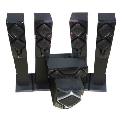 Golden Tech 5.1 Multimedia Speaker System Subwoofer - Black