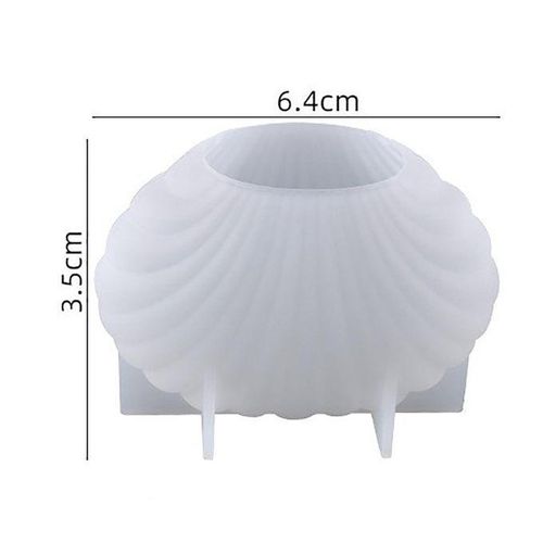 Scallop Shell Silicone DIY Candle Mold Mould Easy Clean S 6.4x3.5cm