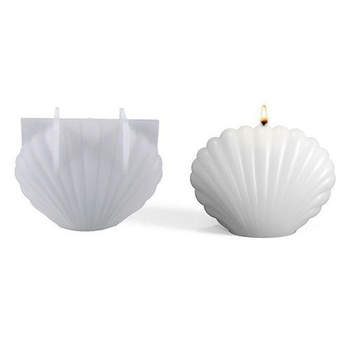 Scallop Shell Silicone DIY Candle Mold Mould Easy Clean S 6.4x3.5cm