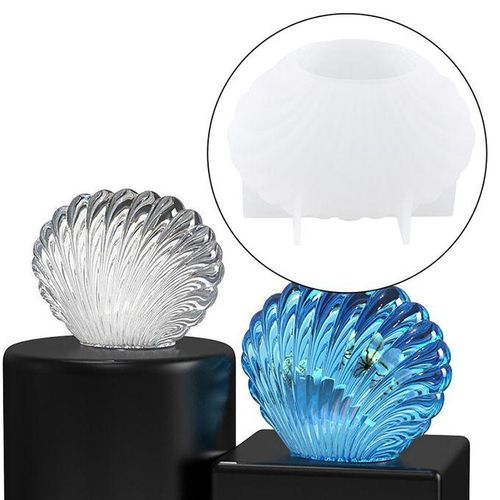 Scallop Shell Silicone DIY Candle Mold Mould Easy Clean S 6.4x3.5cm