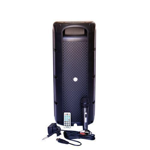Party Bass Bluetooth Speaker with In-built Microphone - Black
