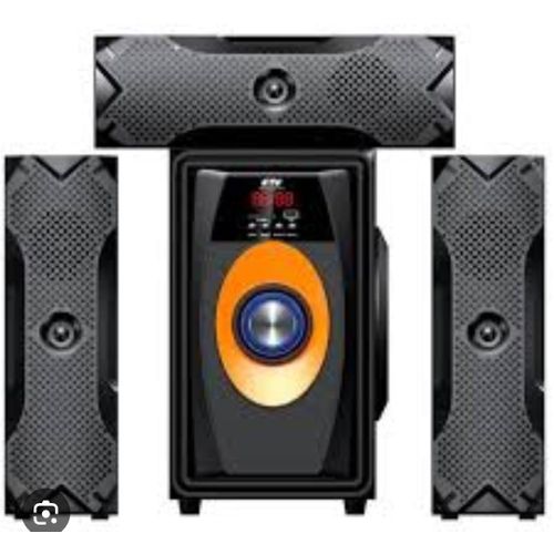 .1 Multimedia Speaker Subwoofer With Clear Sound Extra Bass And Remote Control-Black