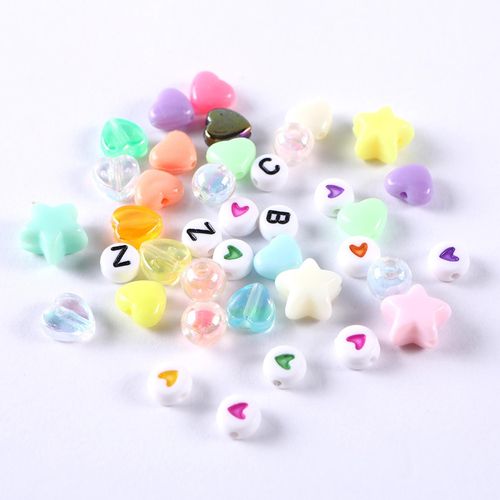 500x 3mm Seed Beads Kit Jewelry Making with Elastic String Bag Buckles