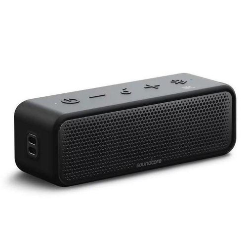 Anker Portable Soundcore Motion Wireless Bluetooth Speaker Soundcore Select 2 16W High Power, IPX7 Waterproof, Bluetooth 5, Up to 20 Hours Playback PartyCast USB-C with Dual-Driver 24H Playtime Built-In- Black