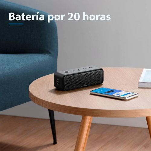Anker Portable Soundcore Motion Wireless Bluetooth Speaker Soundcore Select 2 16W High Power, IPX7 Waterproof, Bluetooth 5, Up to 20 Hours Playback PartyCast USB-C with Dual-Driver 24H Playtime Built-In- Black