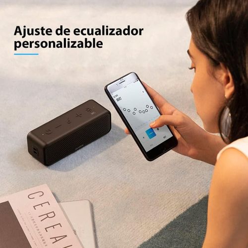 Anker Portable Soundcore Motion Wireless Bluetooth Speaker Soundcore Select 2 16W High Power, IPX7 Waterproof, Bluetooth 5, Up to 20 Hours Playback PartyCast USB-C with Dual-Driver 24H Playtime Built-In- Black