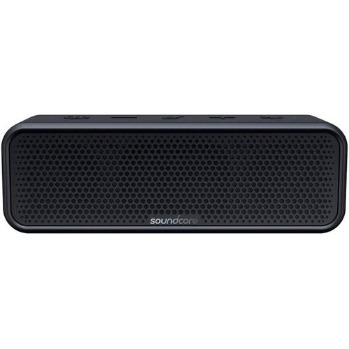 Anker Portable Soundcore Motion Wireless Bluetooth Speaker Soundcore Select 2 16W High Power, IPX7 Waterproof, Bluetooth 5, Up to 20 Hours Playback PartyCast USB-C with Dual-Driver 24H Playtime Built-In- Black