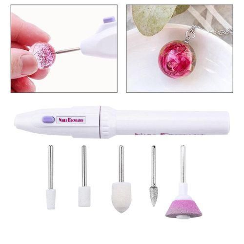 Electric Rotary Tool Kit Epoxy Resin Jewelry Nail Drill Tools Handmade