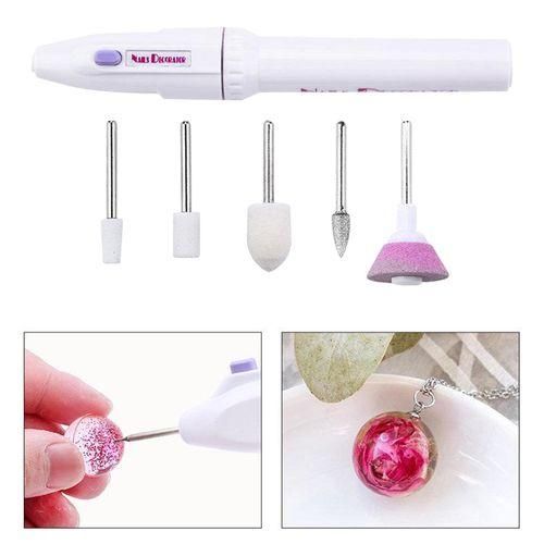 Electric Rotary Tool Kit Epoxy Resin Jewelry Nail Drill Tools Handmade