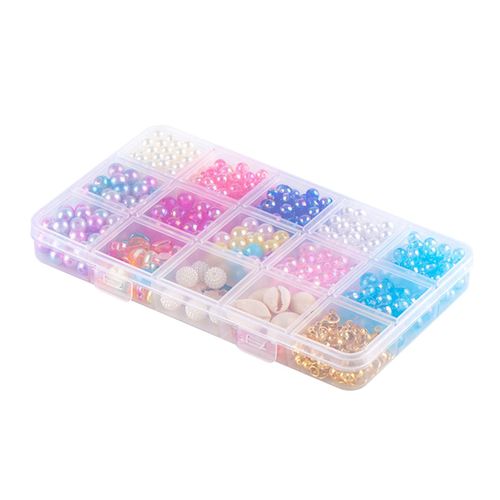Bracelet Beads Kit 15 Grids DIY Beaded Bracelet DIY Trendy