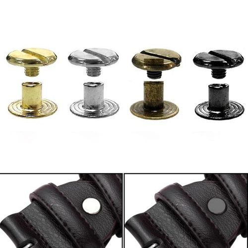 Craft Kits Chicago Screws Solid Nail Studs Rivets Bolt For Luggage Clothes Bag Strap Shoes Belt Decorations