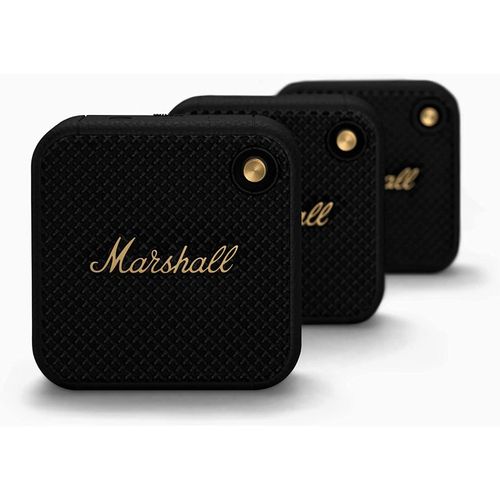Marshall Willen Wireless Bluetooth  Waterproof Callable Portable Speaker- Black