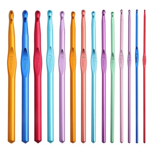52/62x Crochet Hooks Set Knitting Needles Kit with Case DIY 62Pcs