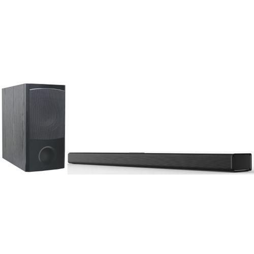 Globalstar 2.1 Powerful Sound Bar Speaker With Extra Bass And Crystal Clear Sound-Black