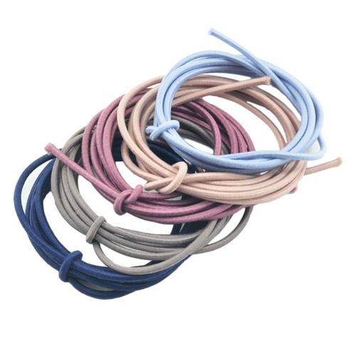 5 Meters Mixed Solid Round Rubber Cord Elastic String DIY
