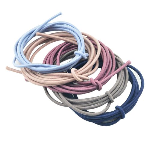 5 Meters Mixed Solid Round Rubber Cord Elastic String DIY
