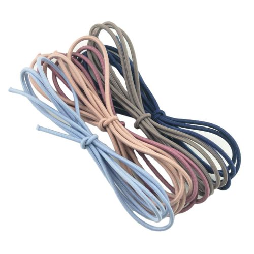 5 Meters Mixed Solid Round Rubber Cord Elastic String DIY