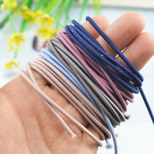 5 Meters Mixed Solid Round Rubber Cord Elastic String DIY