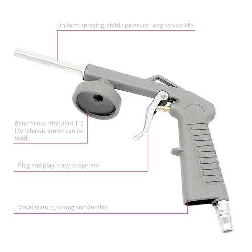 Air Undercoating Sprayer Airbrush Paint for Automobile Chassis Glue Gun Aluminum Alloy Portable Sandblasting Sand Spray Gun NO5111
