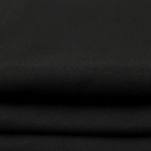 Solid Color Cotton Fabric Handmade Sewing Craft Patchwork Cotton Black