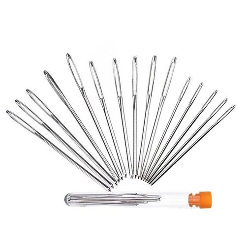 9 Pcs Large Eye Blunt Sewing Cross Stitch Knitting Needle Handmade Embroidery Thread Needle Household Sewing Accessories