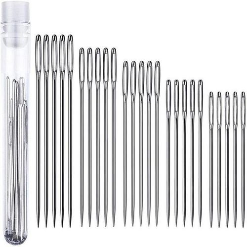 9 Pcs Large Eye Blunt Sewing Cross Stitch Knitting Needle Handmade Embroidery Thread Needle Household Sewing Accessories