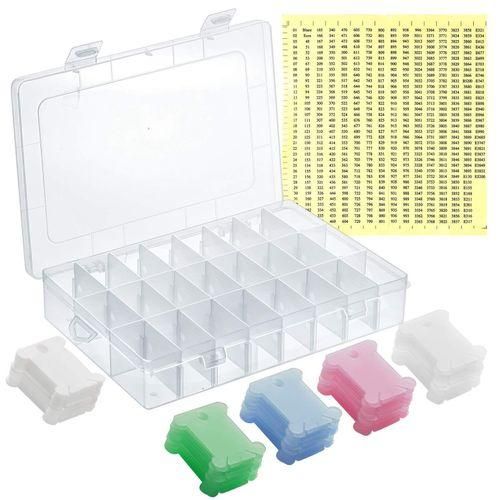 915 Generation 152Pcs Accessories Including Embroidery Thread Bobbins Organizer Box and Floss Number Sticker