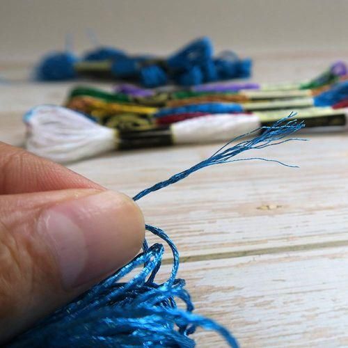 915 Generation 19Pcs Metallic Embroidery Skein Threads MultiColor Embroide