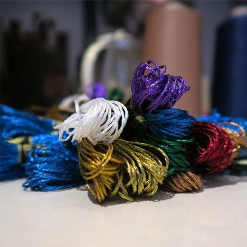 915 Generation 19Pcs Metallic Embroidery Skein Threads MultiColor Embroide