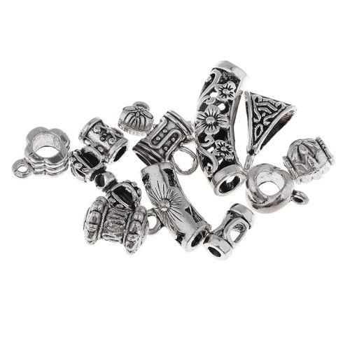 40 Pcs Vintage Bail Bead Charms DIY Necklace Bracelet NO5119