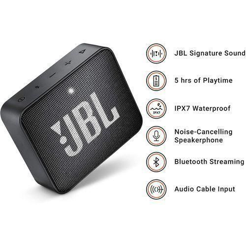 Jbl GO 2 Portable Bluetooth Speaker - Blue