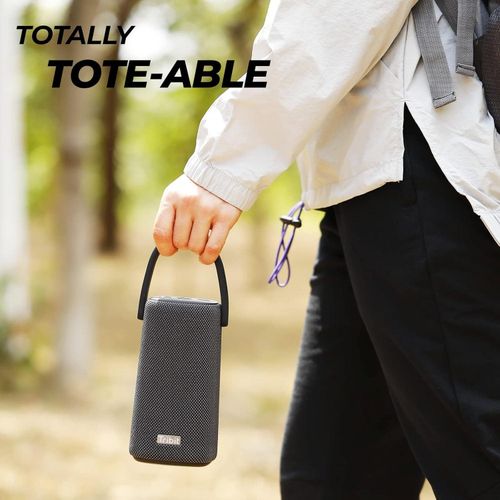 Tribit StormBox Pro Portable Bluetooth Speaker 40W with High Fidelity 360° Sound,3 Drivers & 2 Passive Radiators,Exceptional Exclusive XBass Tech,IP67 Waterproof,24H Playtime - Black