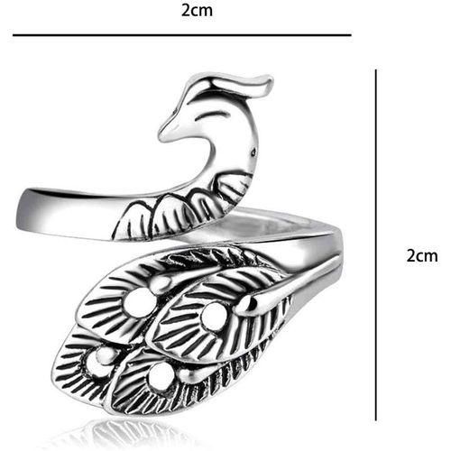 3Pcs Adjustable Knitting Loop RingPeacock Goldfish Open Finger Ring,Crochet Finger Yarn Holder,Yarn Guide Finger Holder