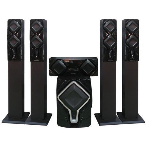 Golden Tech 5.1 Channel Multimedia System/Sub-woofer - Black