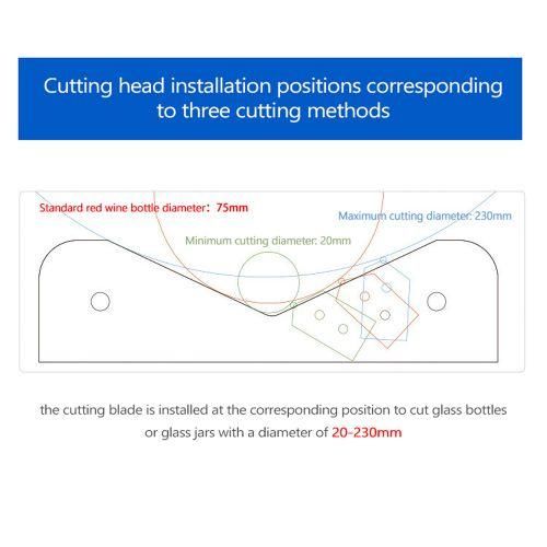DIY Glass Bottle Cutter Adjustable Sizes Metal Glassbottle Cut Machine