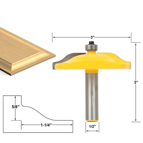 Raised Panel Router Bit Cutters, 1/2