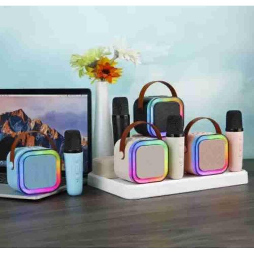 Wireless Mini Karaoke Speaker with Mic - Multicolor