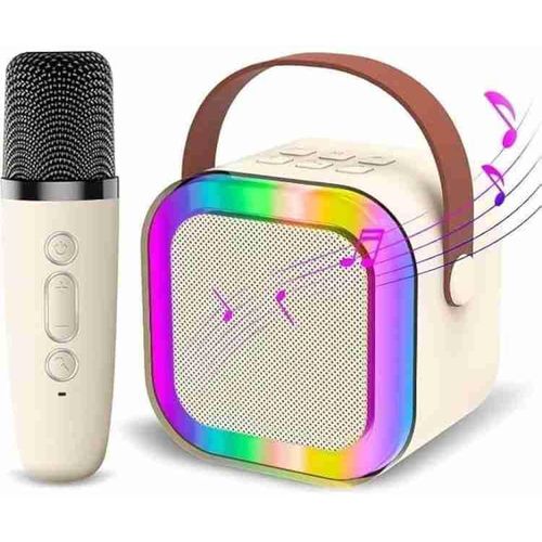 Wireless Mini Karaoke Speaker with Mic - Multicolor