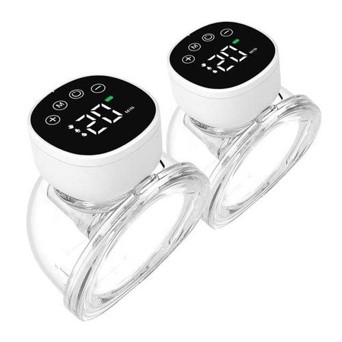 New Upgrades Wearable Breast Pump Hands Free Electric Portable Wearable Breast Pumps BPA-free Breastfeeding Milk Collector